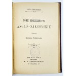 (historia Australii i Nowej Zelandii) Beaulieu-Leroy Pierre- Nowe społeczeństwa anglo-saksońskie. Tłumaczył Klemens Podwysocki. [t.I-II,komplet]