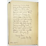 Cahier de notes commémoratives [portrait en tête de Józef Piłsudski].