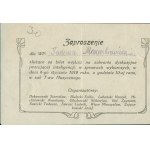 Invitation to a discussion meeting of the intelligentsia on electoral matters [Lublin 1918-1919].