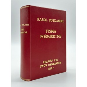 Potkański Karol- Pisma pośmiertne t.1-2 współoprawne z ,,Słownik starożytności słowiańskich''