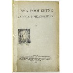 Potkański Karol- Pisma pośmiertne t.1-2 współoprawne z ,,Słownik starożytności słowiańskich''