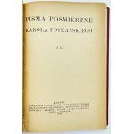 Potkański Karol- Pisma pośmiertne t.1-2 współoprawne z ,,Słownik starożytności słowiańskich''