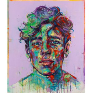 Bastien Ducourtioux (b. 1987, Gueret, France), Purple Boy, 2025