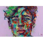 Bastien Ducourtioux (b. 1987, Gueret, France), Purple Boy, 2025
