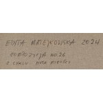 Edyta Matejkowska (ur. 1983, Mińsk Mazowiecki), Kompozycja no. 26 z cyklu Nuta miłości, 2024