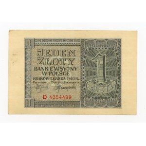 GG, 1 złoty 1940 D (220)