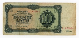 Latvia, 10 Latu 1934 U (240)