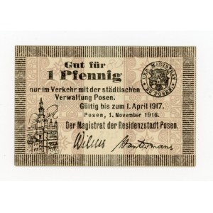 Poznań/Posen, 1 fenig 1917 (271)