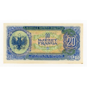 Albania, 20 franga 1945 (309)