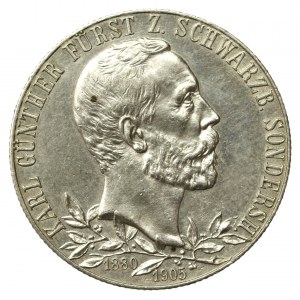 Germany, Schwarzburg-Sondershausen, 2 marks 1905, Reign of Karl Gonthier (652)