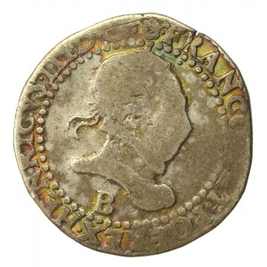 Jindřich z Valois, 1/2 franku 1588-B, Rouen (711)