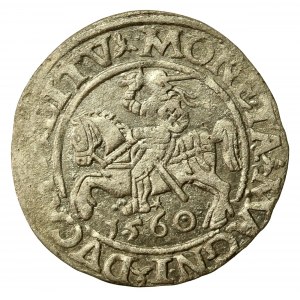 Zygmunt II August, Półgrosz 1560, Wilno - LI/LITV (730)