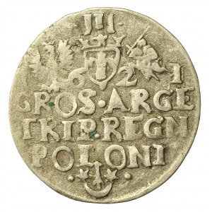Zikmund III Vasa, trojak 1621, Krakov (831)