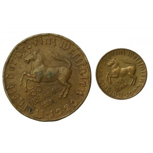 Germany, Westphalia, set of 100 and 50 million marks 1922-1923. total of 2 pieces. (983)