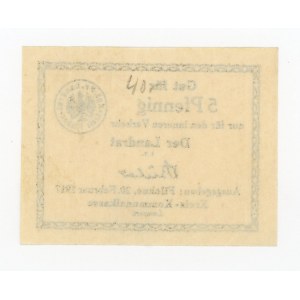 Wieleń/Filehne, Kreis, 5 fenigów 1917. Rzadkość (489)
