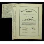 WARRANT Sp. Akc. Składów Towarowych, Em.2, 10.000 mkp 1923 (1105)