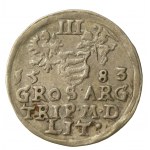 Stefan Batory, trojak 1583, Wilno (292)
