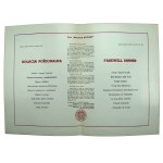 Zestaw folderów reklamowych i menu z rejsu statkiem tss Stefan Batory, lata 80-te (316)