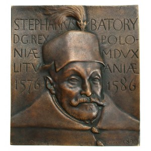 Plakieta z wizerunkiem Stefana Batorego, autor Ant. Madeyski. Późniejsze wykonanie (245)