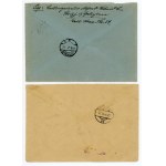 Set, Stryj a Varšava, dva doporučené listy 1942/1943 (504)