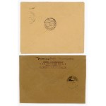 Set, Warsaw, two registered letters 1940 and 1943 (505)
