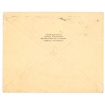 Letter with rotor WARSAW IS DIVIDED IN 10 POSTAL DIVISIONS 1937 (520)