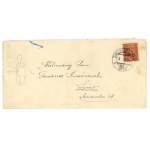 List nadany w ambulansie pocztowym na trasie Załucze - Lwów nr 34d w dn. 13.II.30 (662)