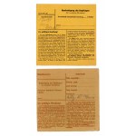 Poznan / Posen, set of parcel remittances 1941/1942, 4 pcs. (689)