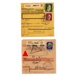 Poznan / Posen, set of parcel remittances 1941/1942, 4 pcs. (689)