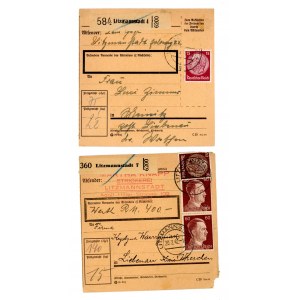 Lodž / Litzmannstad, sada balíkových prevodov 1942. 2 ks. (694)