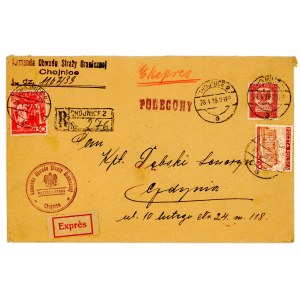 Straż Graniczna Chojnice - list do Gdyni do kpt. Dębskiego - wywiad, 1939 (704)