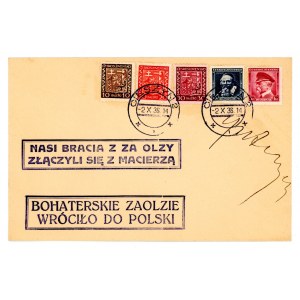 BOHATERSKIE ZAOLZIE / VRAŤTE SE DO POLSKA a NAŠI BRATŘI Z NAŠEHO OLZIE / VÍTEJTE U PANA, 1938 (713)