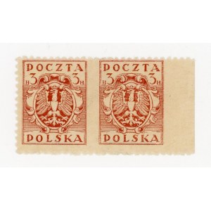 Wydanie w walucie koronowej 1919, parka znaczków za 3 hal. (545)