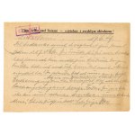 Polski Obóz Pacy Przymusowej, korespondencja na formularzu, Gliwice 1949 (802)