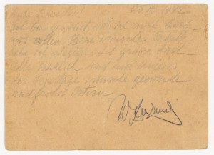 Pawiak, 1942 Post office box 13/15 Postal card (1005)