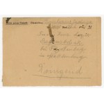 List, tak zwany ,,sekretnik wysłany z KL Ravensbruck (1043)