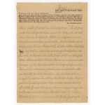 List, tak zwany ,,sekretnik wysłany z KL Ravensbruck (1043)