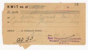 Zupełnie nieznane 4 znaczki z Żydowskiej Rady Starszych w Częstochowie 1941 (1056)