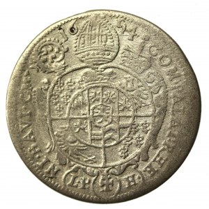 Silesia, Duchy of Nysa of the Bishops of Wrocław, Francis Ludwig, 15 krajcars 1694, Nysa (501)