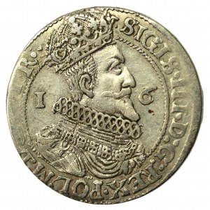 Sigismondo III Vasa, Ort 1624(3), Danzica. Timbro della data (508)