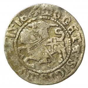 Sigismund I. der Alte, Halbpfennig 1518, Vilnius. Eine Variante mit einer Schwertscheide (544)