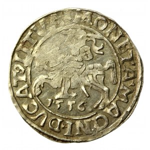 Sigismondo II Augusto, mezzo penny 1556 Vilnius, L/LITVA (565)