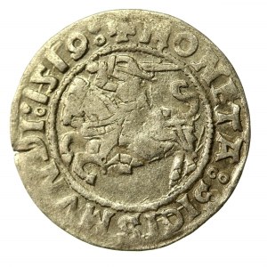 Sigismund I the Old, Half-penny 1519, Vilnius. Reverse 5 dots (568)