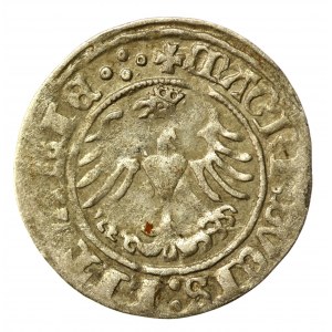 Sigismund I the Old, Half-penny 1513, Vilnius - quatrefoil on av. and rev. Rare (575)