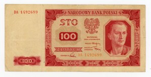 People's Republic of Poland, 100 gold 1948 DA (112)