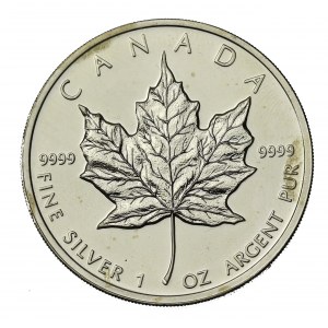 Canada, Elizabeth II, $5 2010 - Feuille d'érable, 1 oz Ag 999 (748)