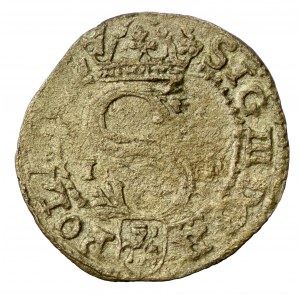 Zygmunt III Waza, Szeląg 1591 IF, Olkusz (839)
