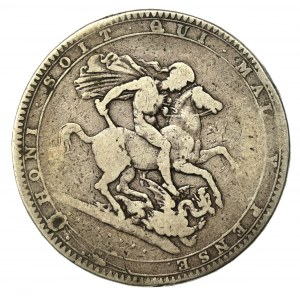 Wielka Brytania, Jerzy III, funt brytyjski 1819. Odmiana z kontmarką w postaci liter CP pod popiersiem (593)