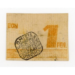 Oflag VII A Murnau, bon obozowy, 1 fenig 1944 (155)