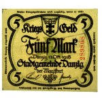 Gdansk, 5 marks 1918 (156)